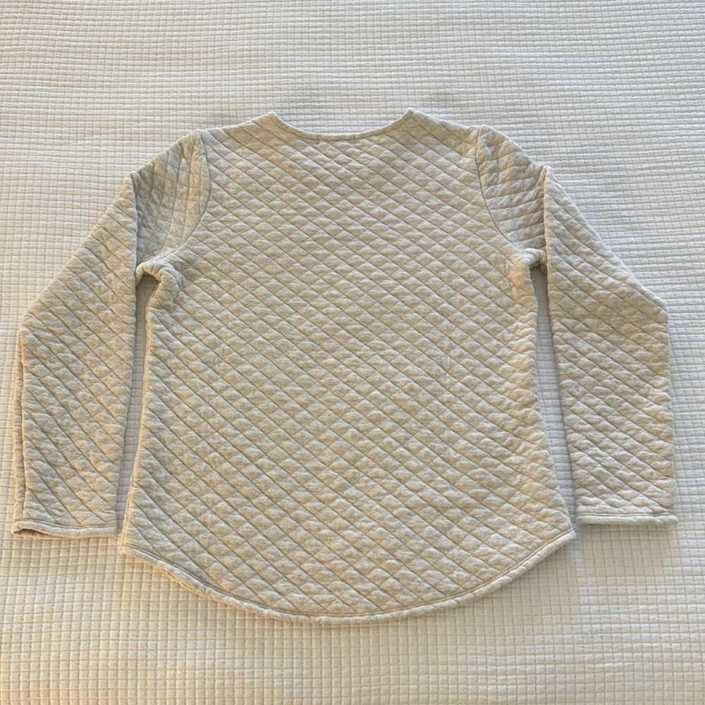 Orvis Quilted Pullover Sweatshirt Size Small - Picture 4 of 9